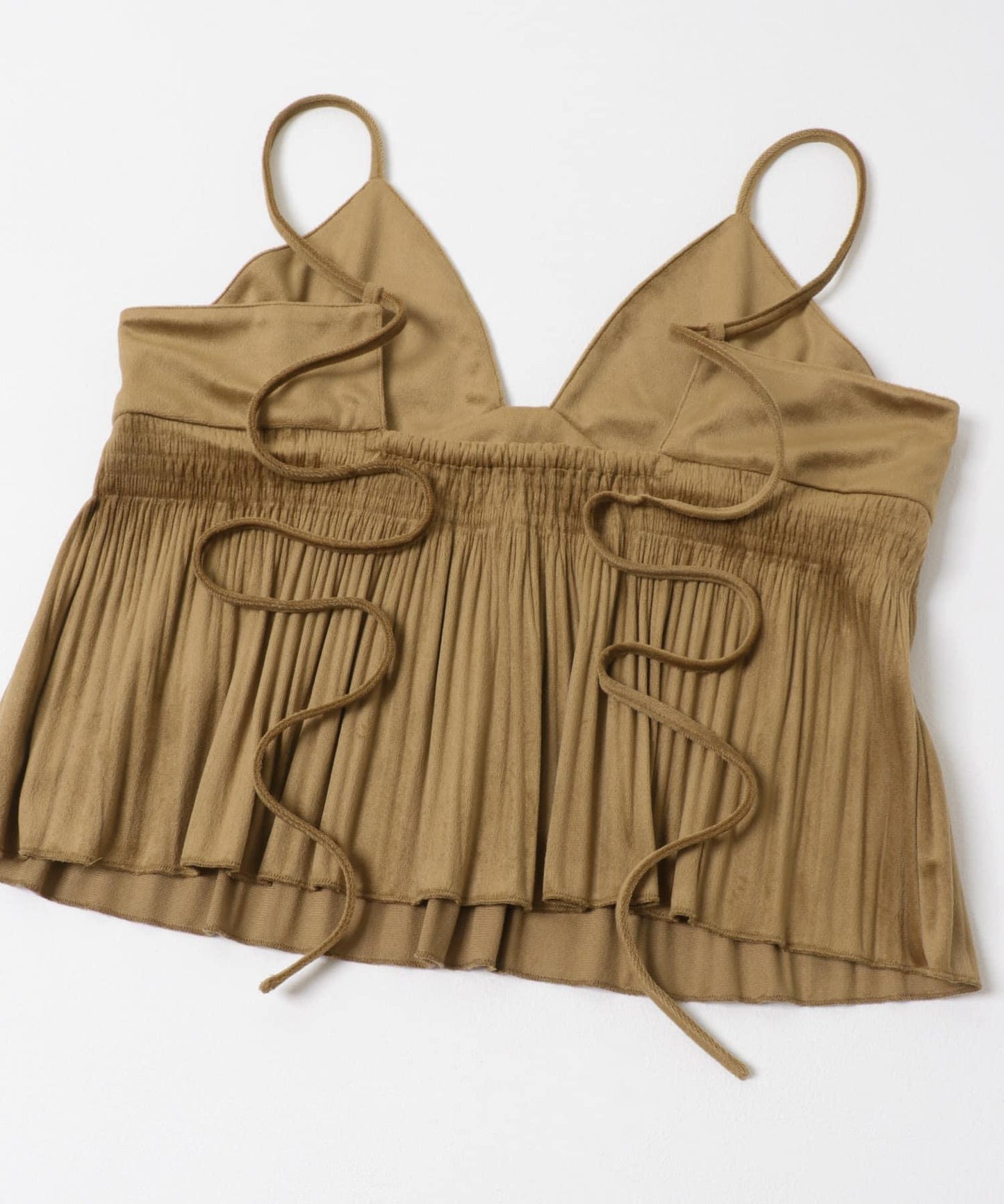 百褶拼接連衣裙