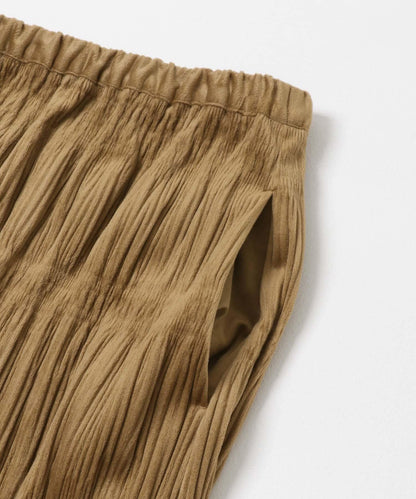 百褶拼接連衣裙