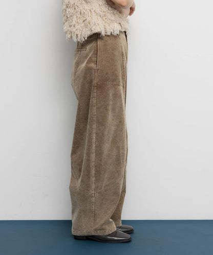燈芯絨繭型長褲