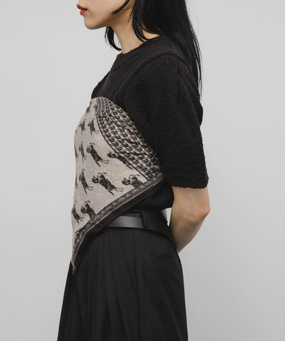 短袖露臍針織衫