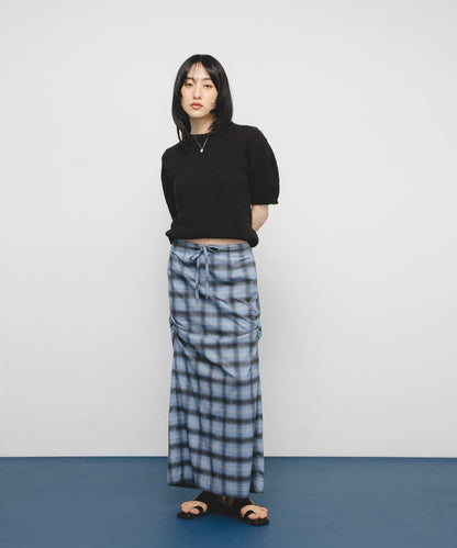 短袖露臍針織衫