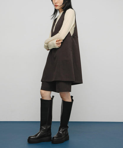 透視羅紋設計針織衫