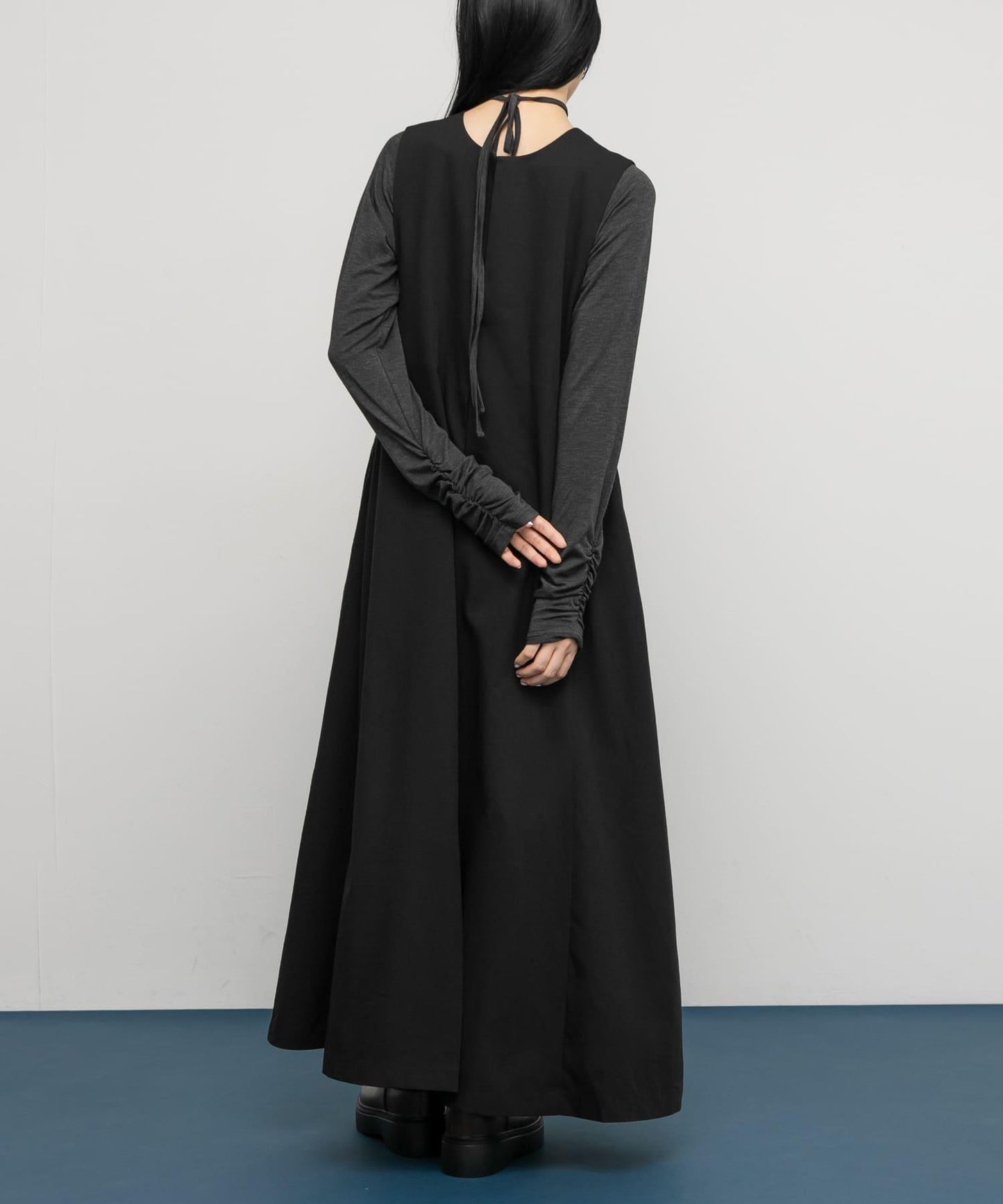 「部分網絡限定色」2WAY喇叭連體裙