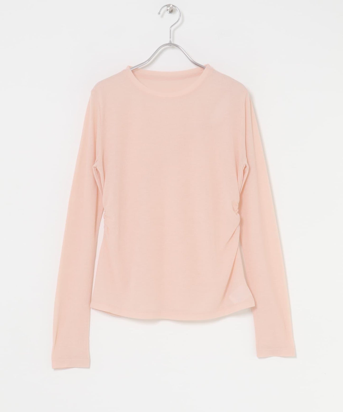 透視羅紋設計針織衫