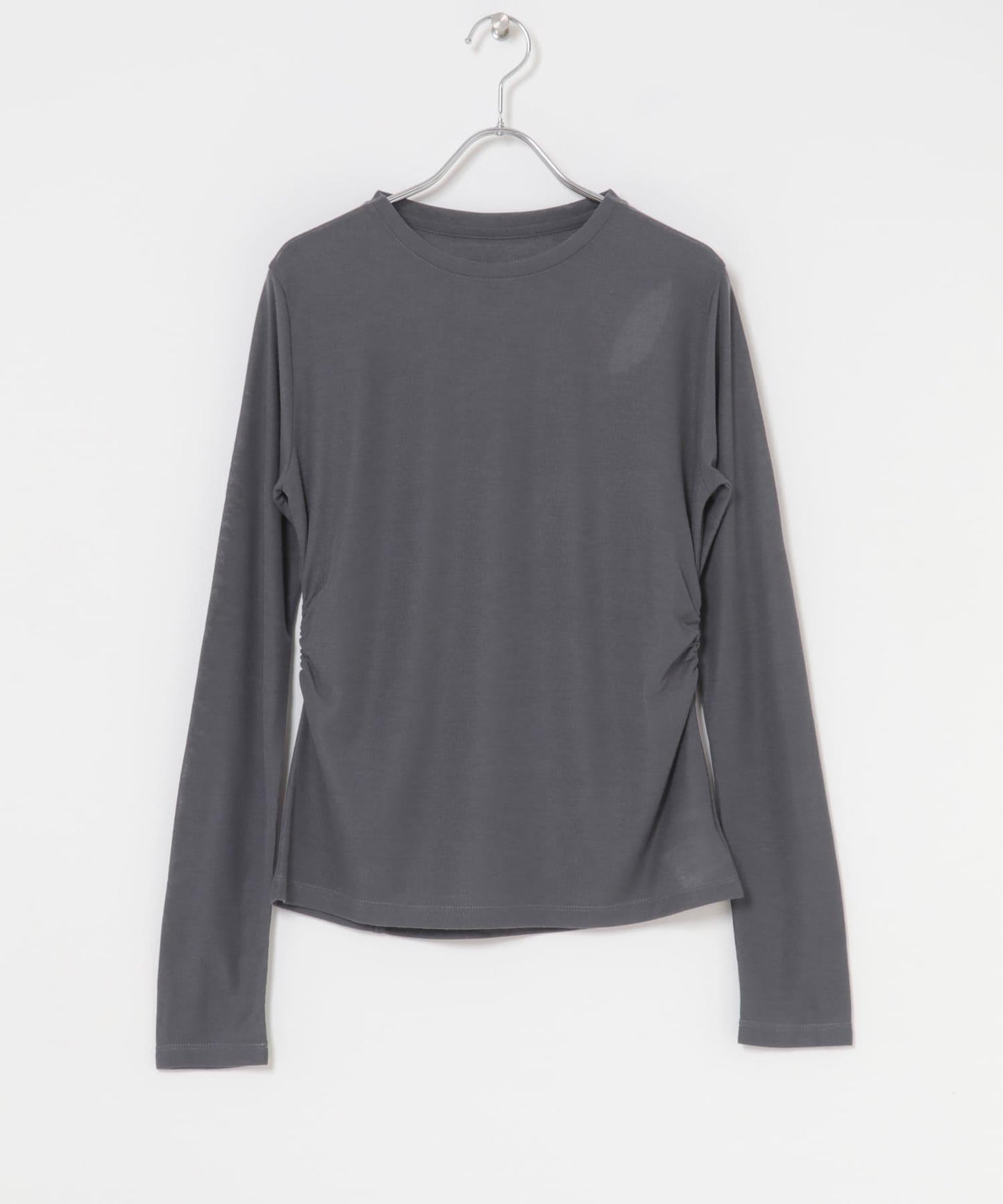 透視羅紋設計針織衫