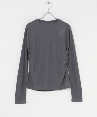 透視羅紋設計針織衫