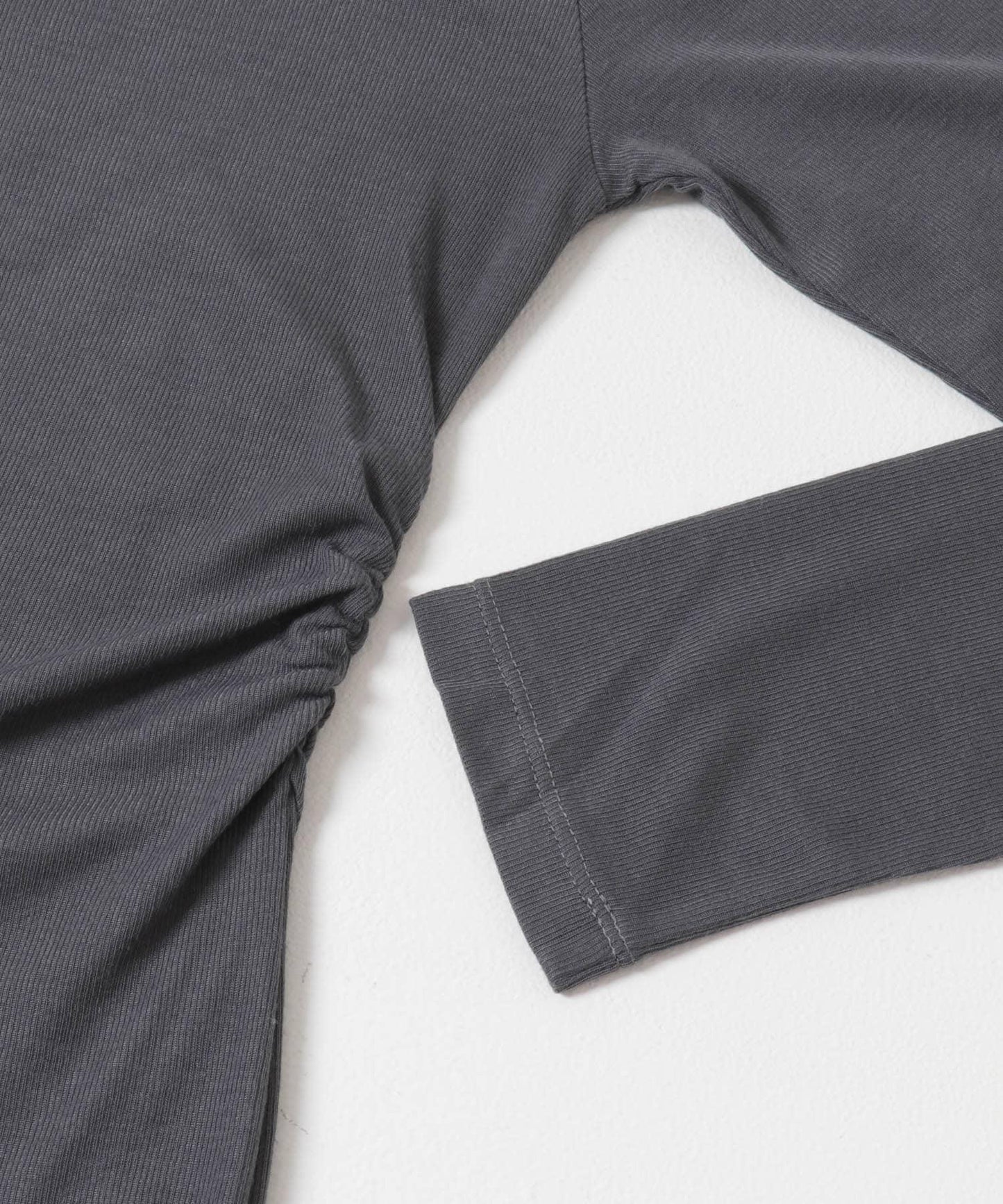 透視羅紋設計針織衫