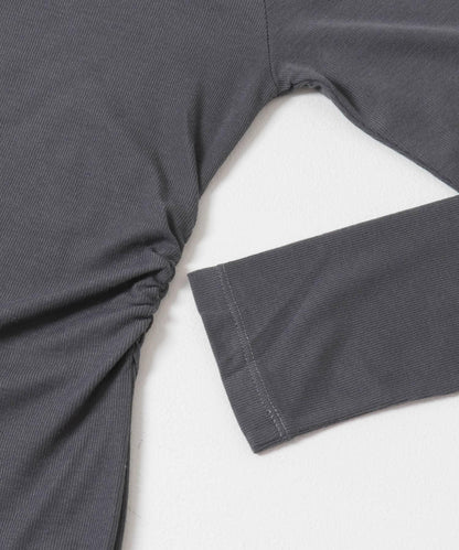 透視羅紋設計針織衫