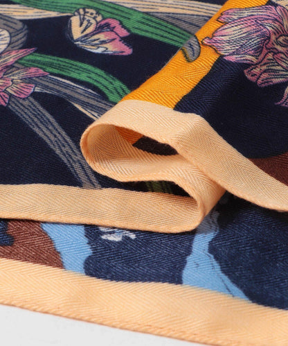 花卉圖案大號圍巾