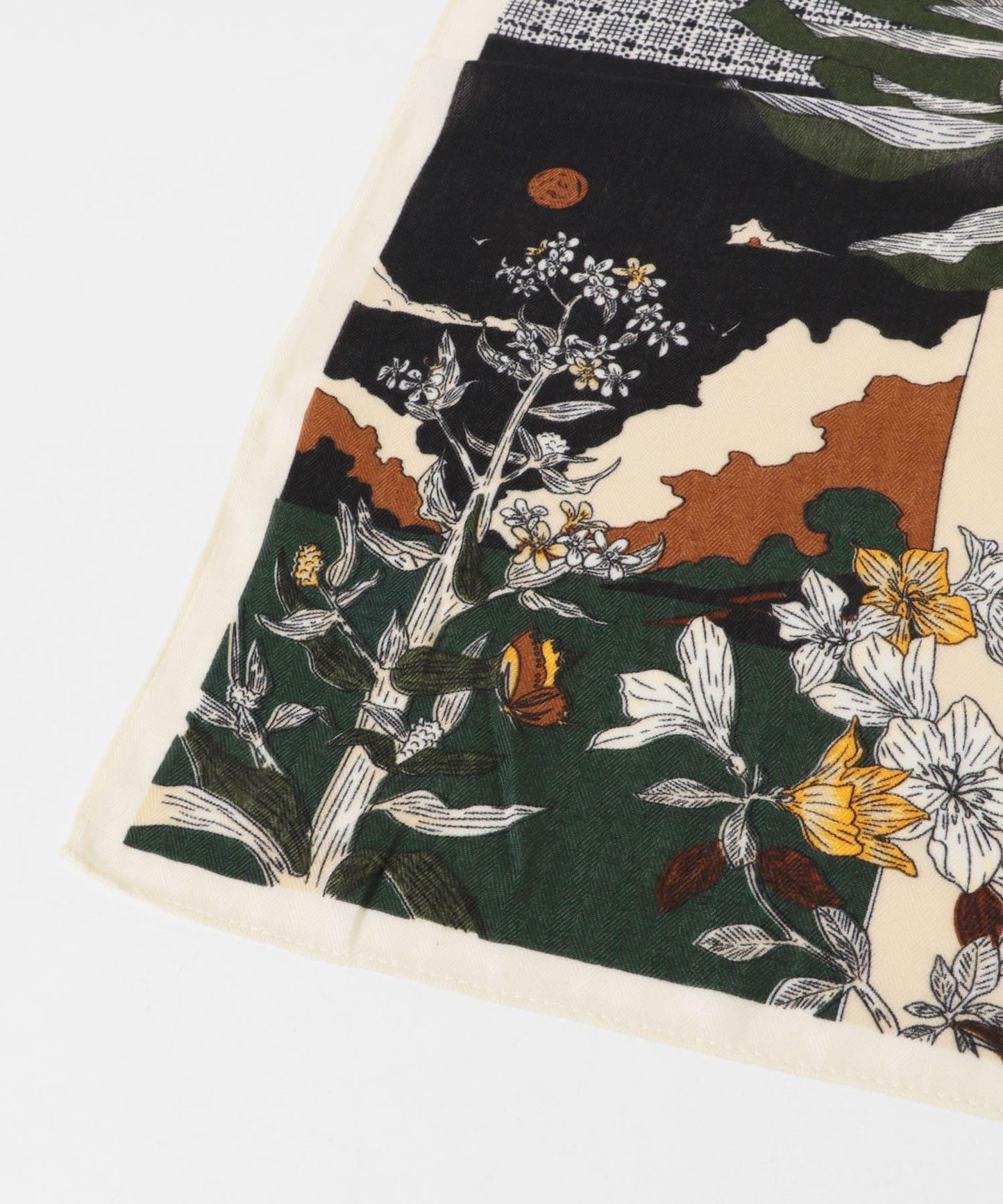 花卉圖案大號圍巾