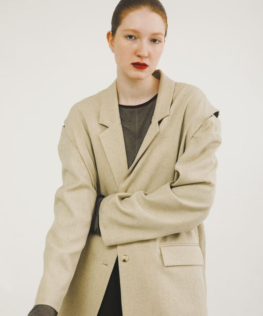 寬鬆剪裁西裝外套