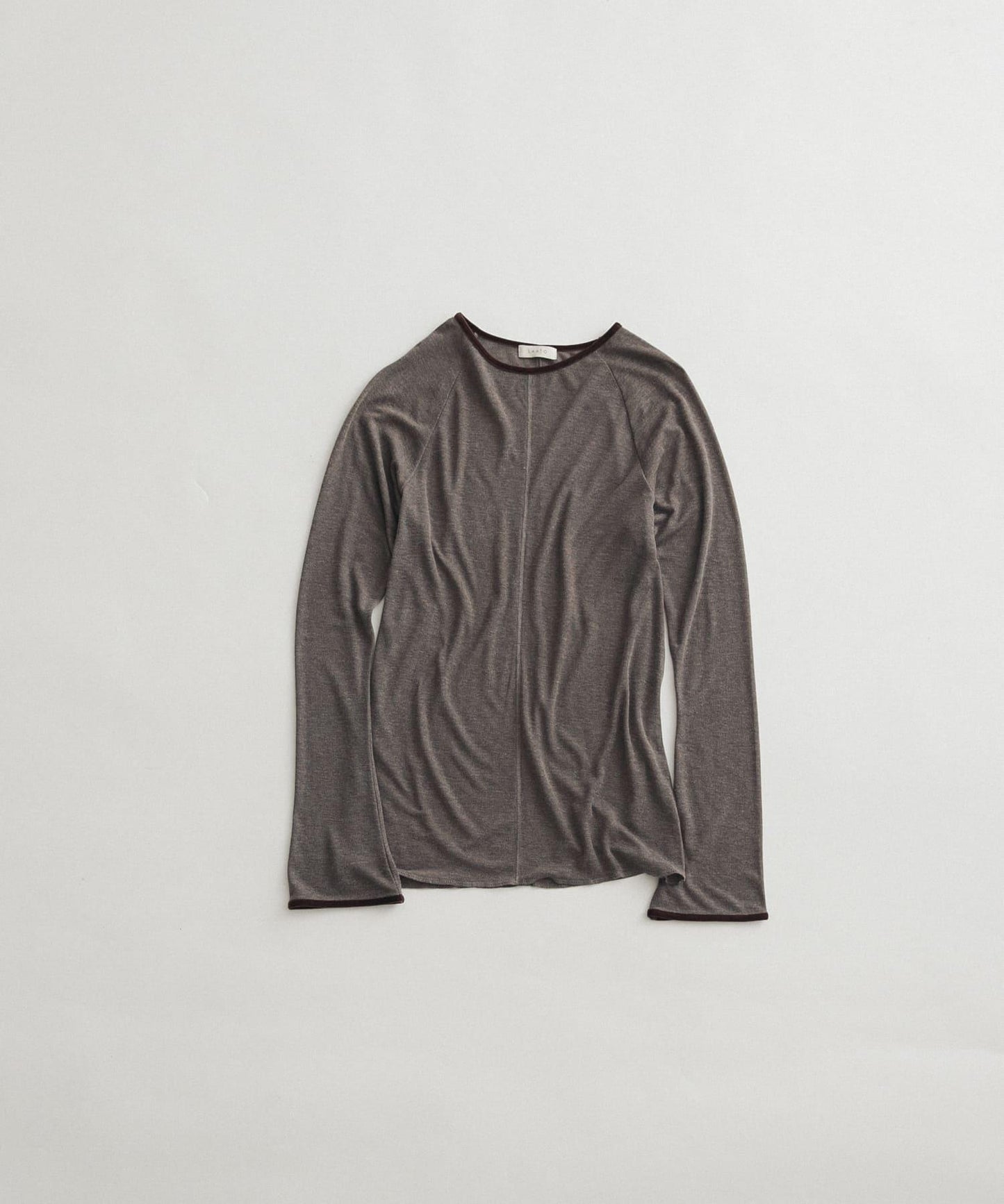 拼接天鵝絨透視T恤