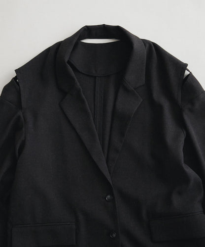 寬鬆剪裁西裝外套