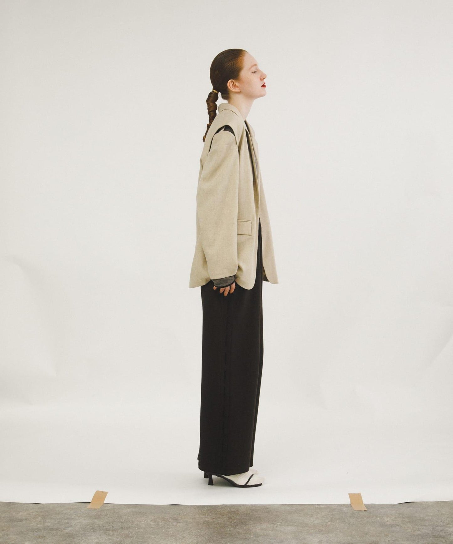 寬鬆剪裁西裝外套