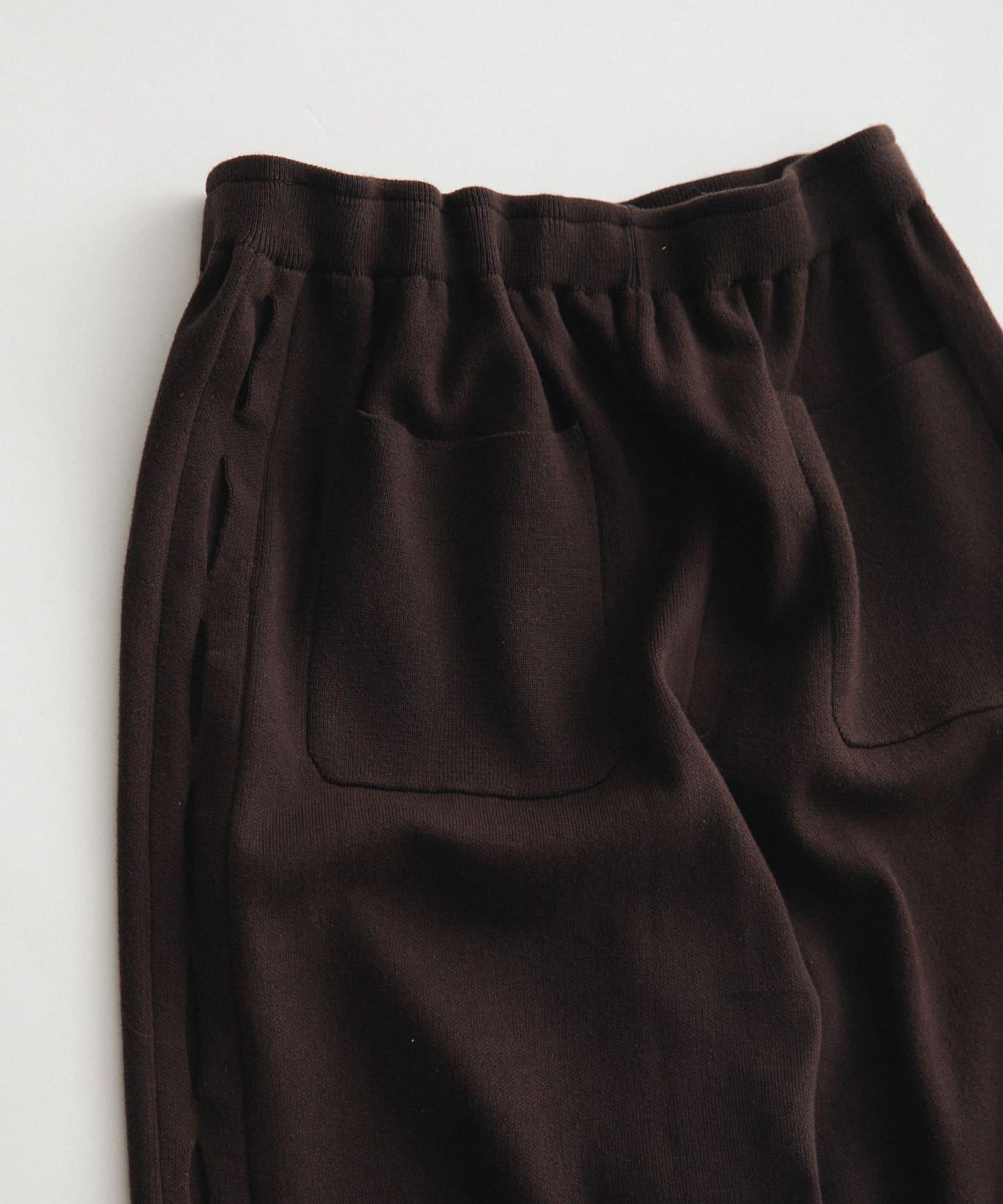 休閒風針織長褲