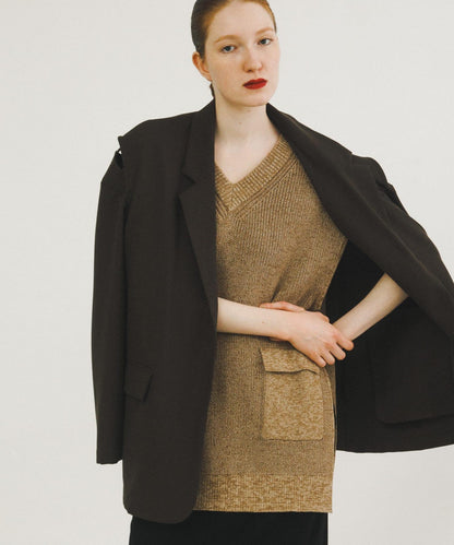 寬鬆剪裁西裝外套