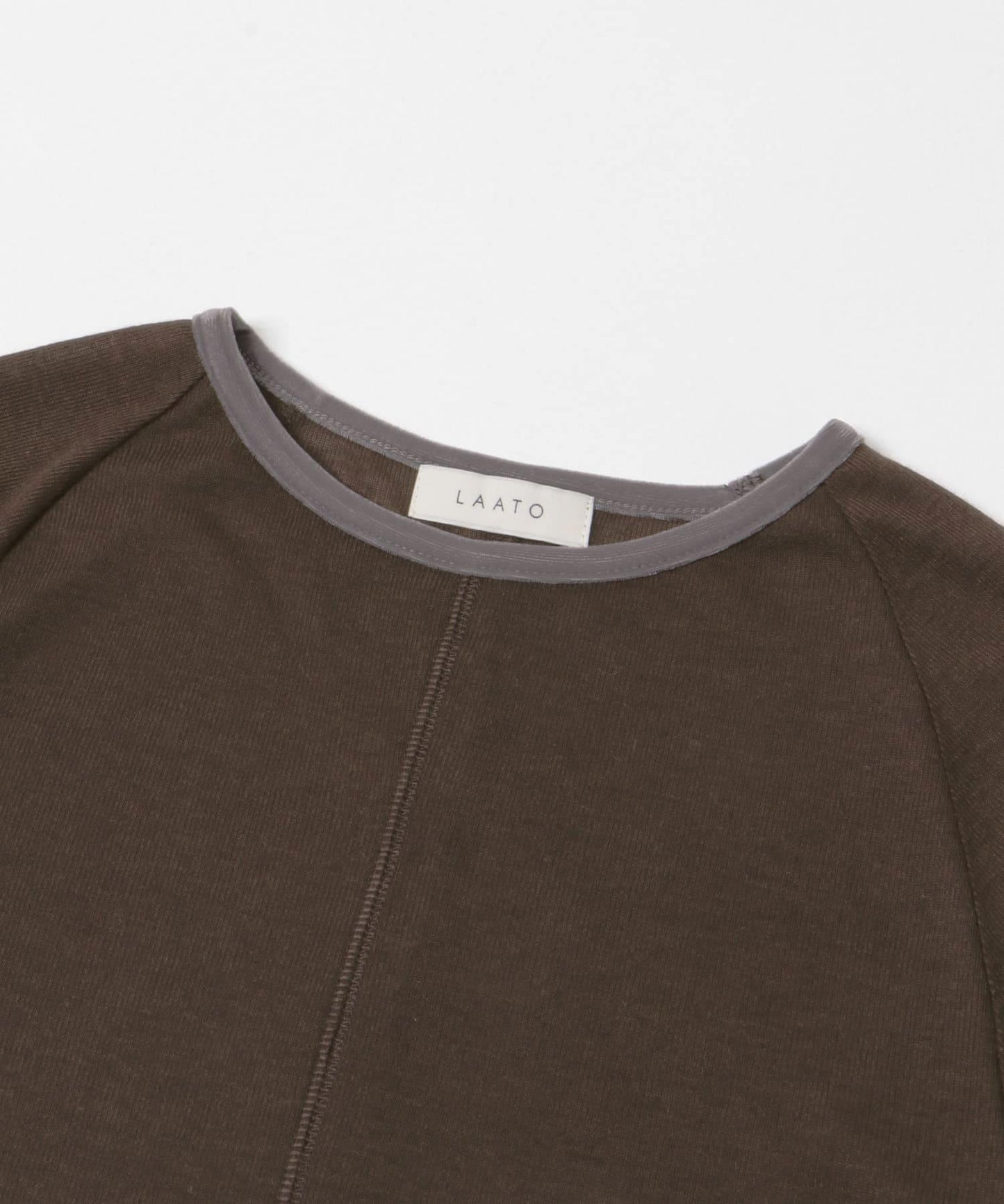 拼接天鵝絨透視T恤