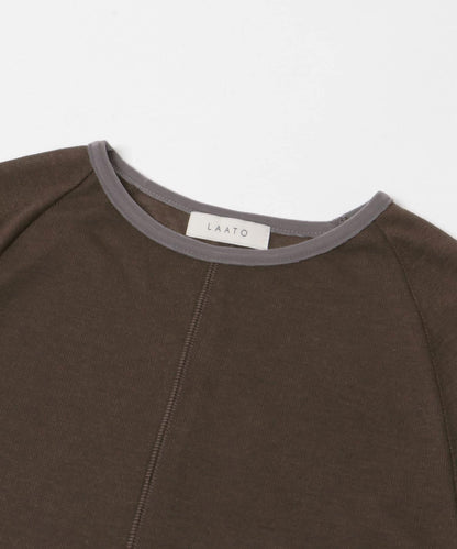 拼接天鵝絨透視T恤