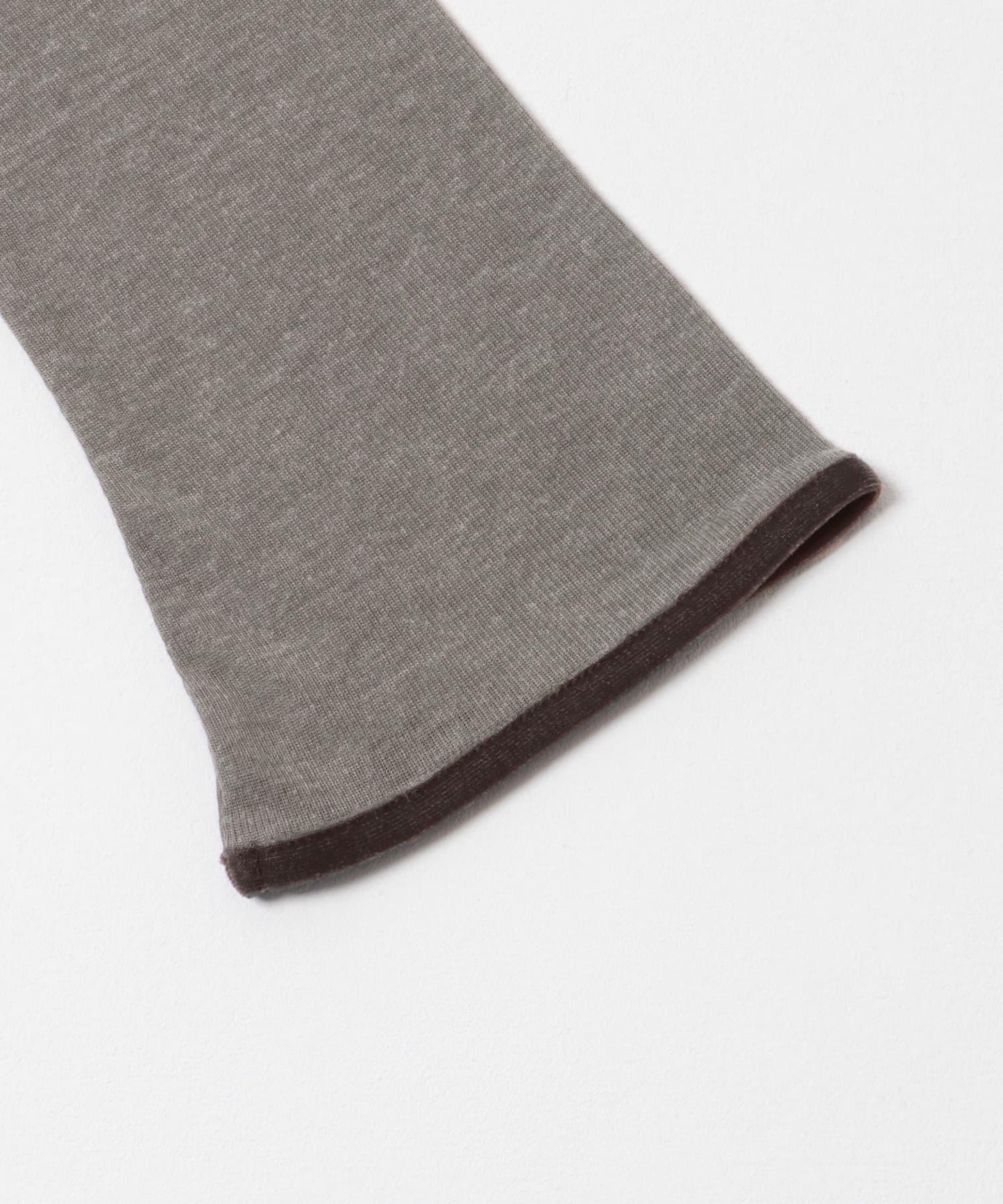 拼接天鵝絨透視T恤