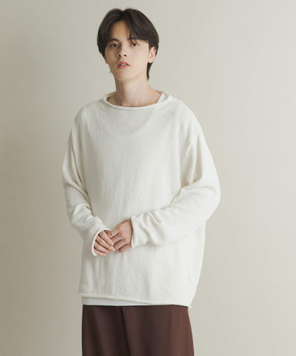 棉感高領針織衫