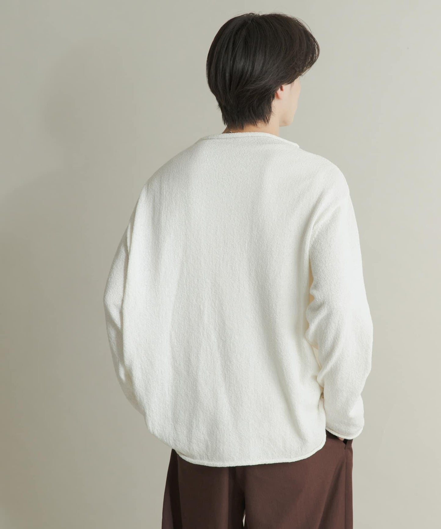 棉感高領針織衫