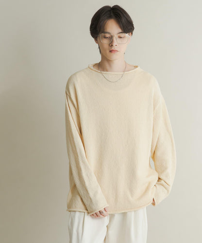 棉感高領針織衫