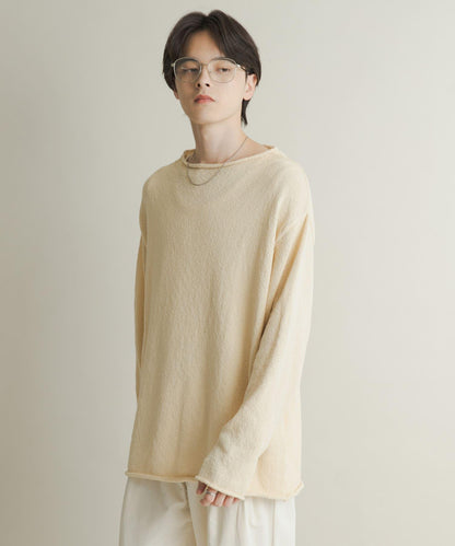 棉感高領針織衫