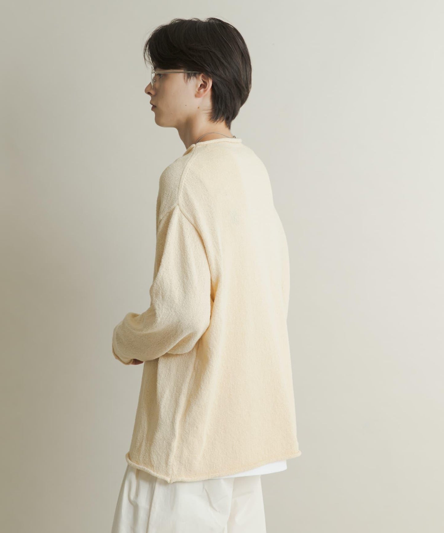 棉感高領針織衫