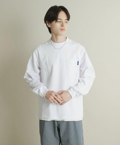 純棉圓領長袖T恤