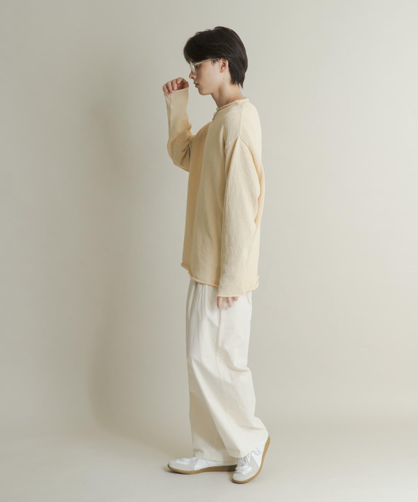 棉感高領針織衫