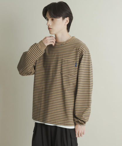 純棉圓領長袖T恤