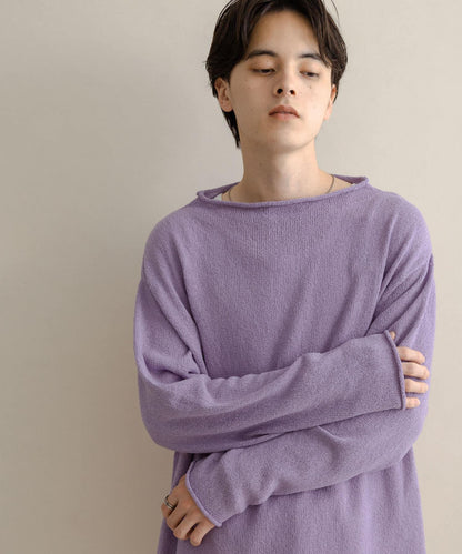 棉感高領針織衫