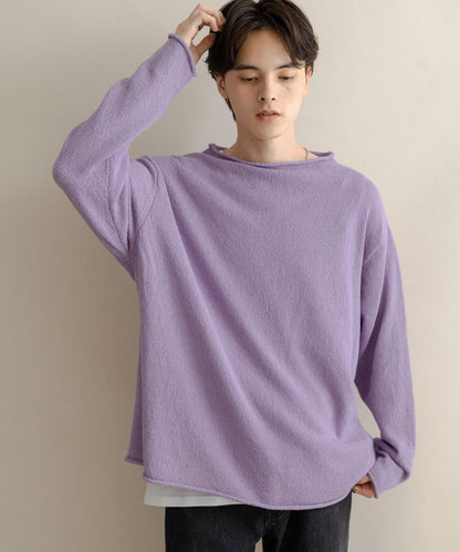 棉感高領針織衫