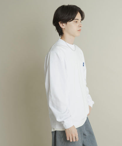 純棉圓領長袖T恤