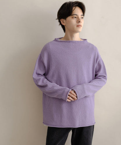 棉感高領針織衫