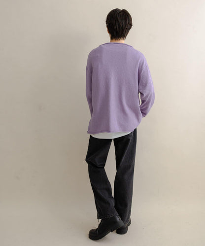 棉感高領針織衫