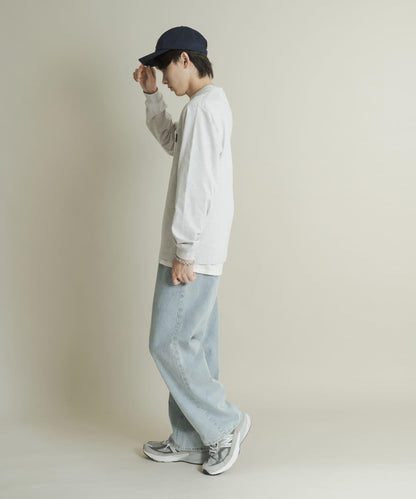 純棉圓領長袖T恤