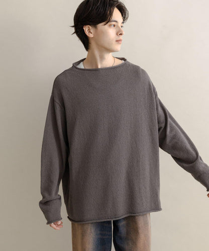 棉感高領針織衫