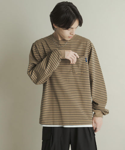 純棉圓領長袖T恤