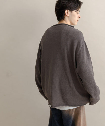 棉感高領針織衫