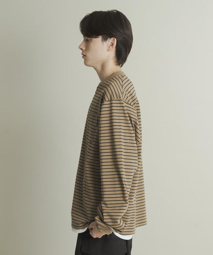 純棉圓領長袖T恤