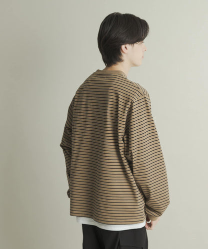 純棉圓領長袖T恤