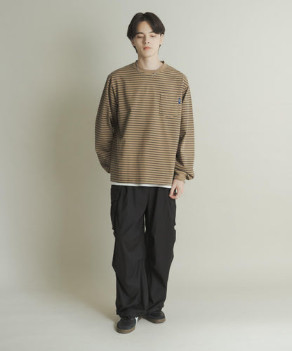 純棉圓領長袖T恤