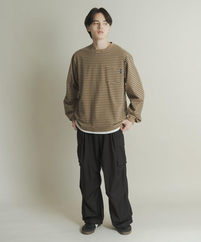 純棉圓領長袖T恤