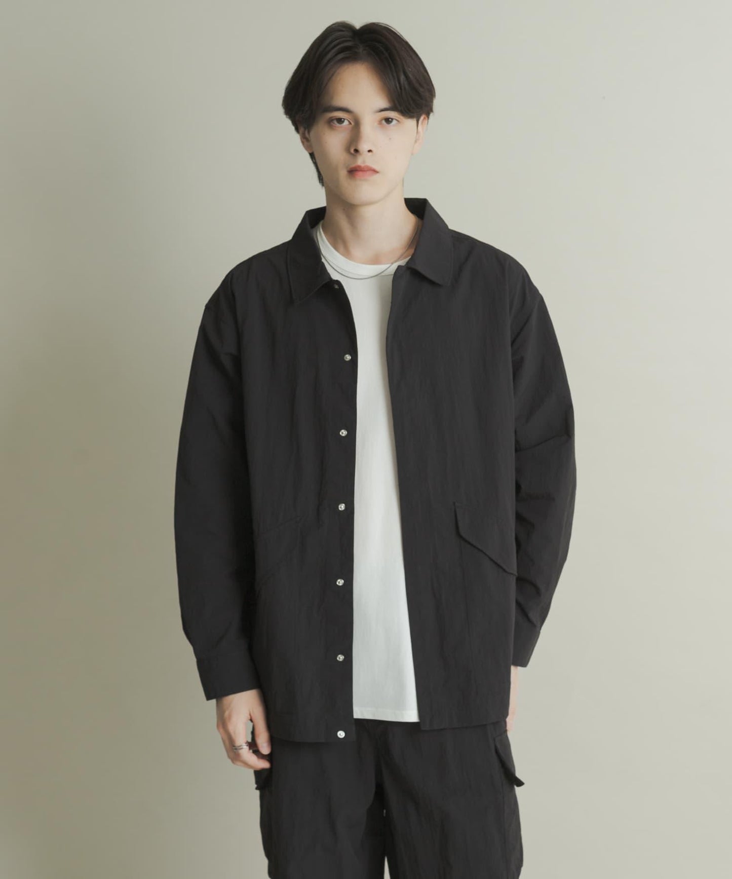 多功能長袖襯衫夾克