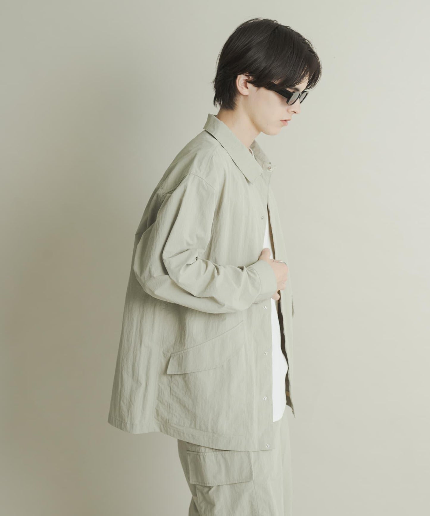 多功能長袖襯衫夾克