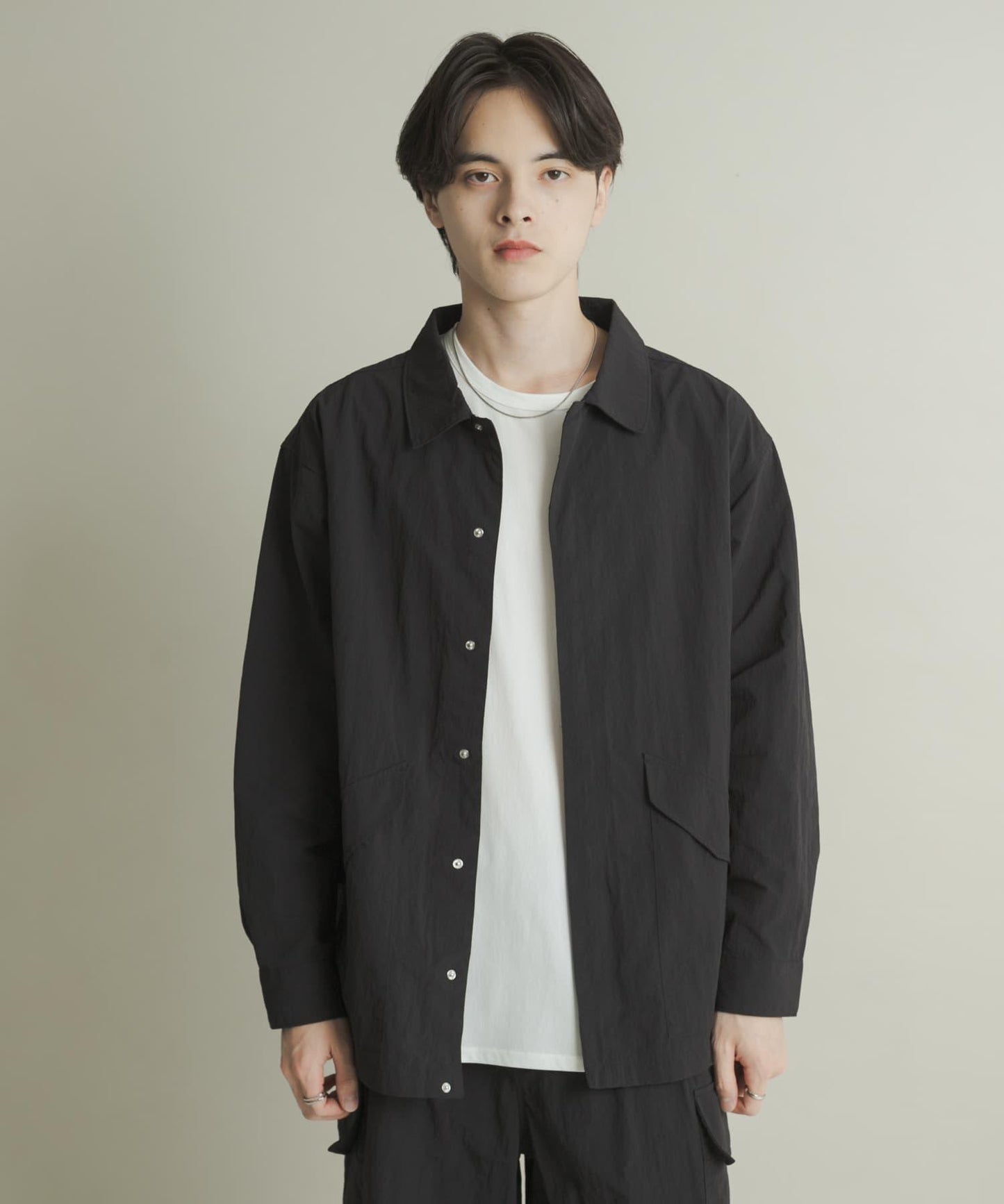 多功能長袖襯衫夾克