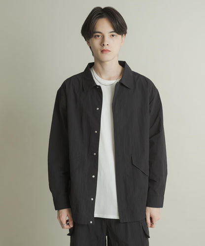 多功能長袖襯衫夾克