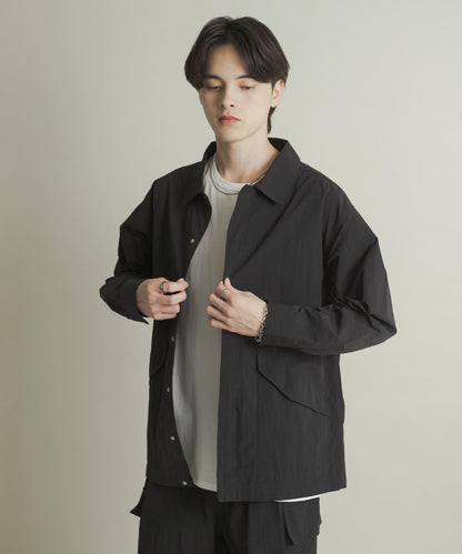 多功能長袖襯衫夾克