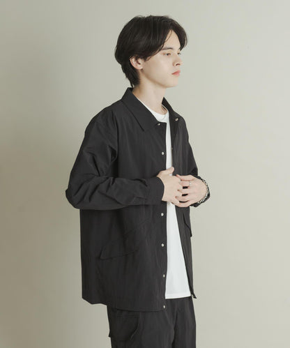 多功能長袖襯衫夾克